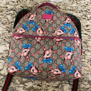 Gucci fawn backpack